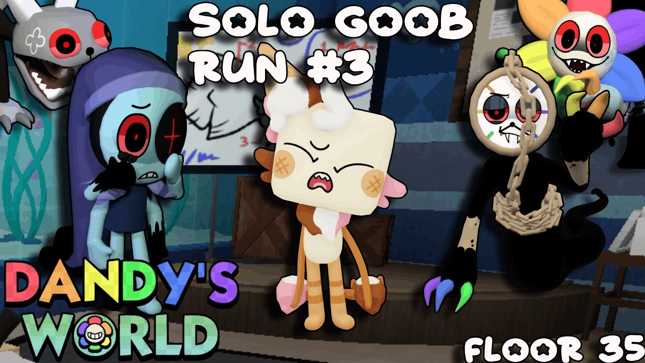 Dandy's World Solo Goob Run (#3) (FLOOR 35)