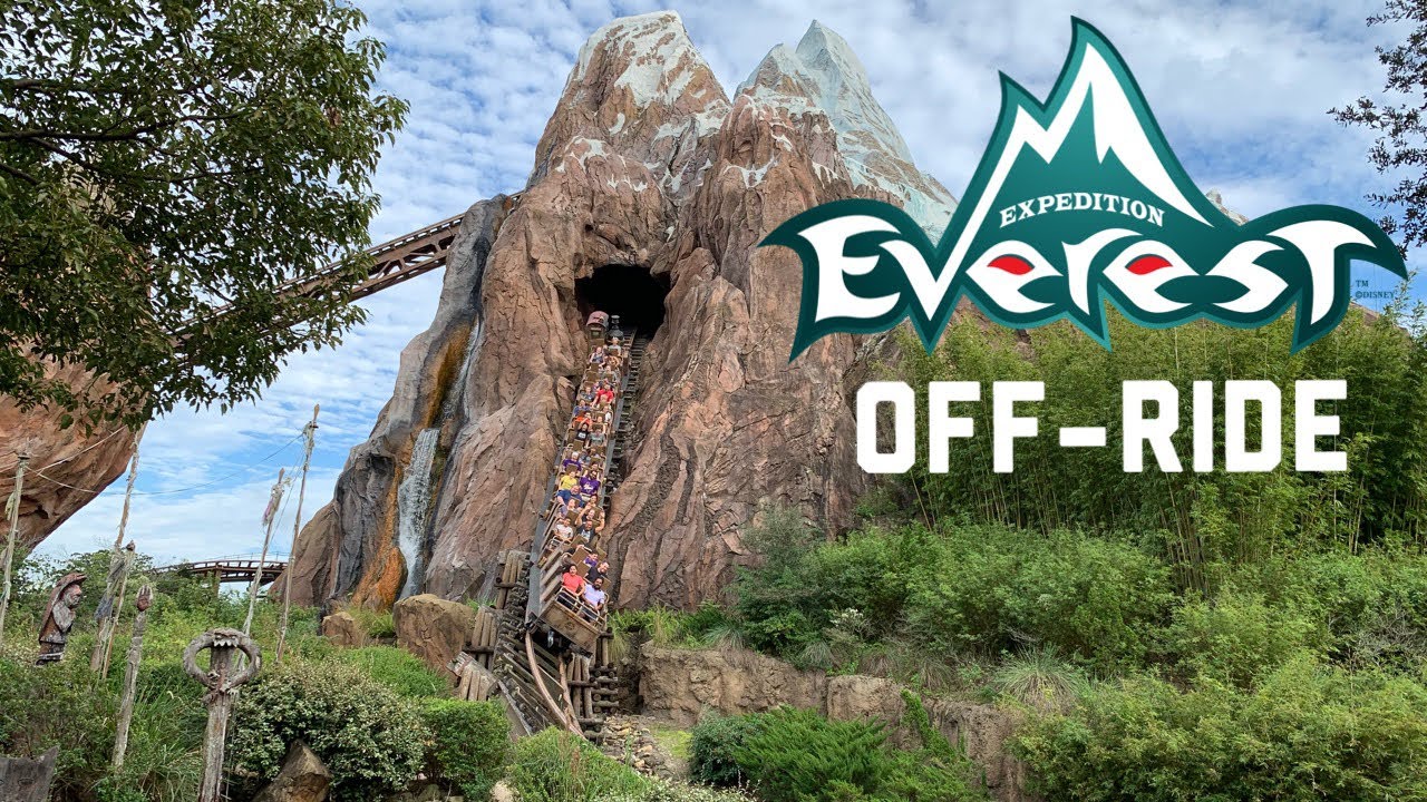Expedition Everest Off-Ride Animal Kindgom 4K 60fps