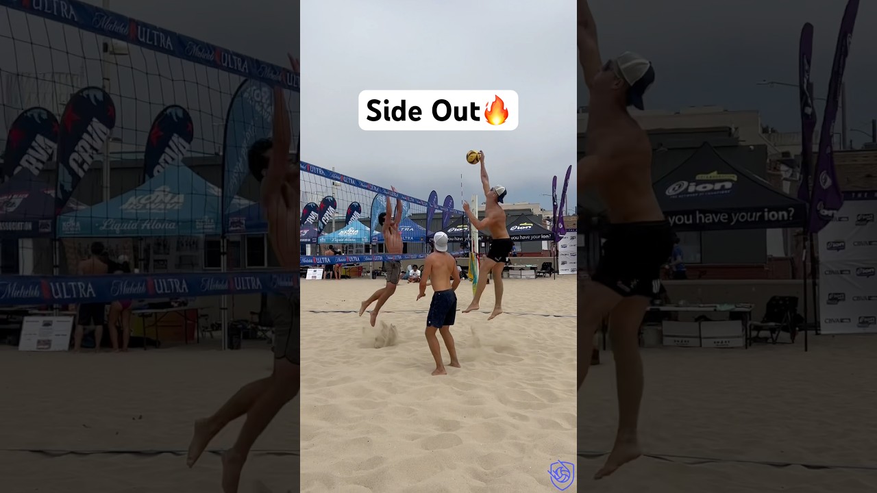 Side out by Partain and Owen🔥🏐 #beachvolleyball #volleyball #volleyballworld #volleyballplayer