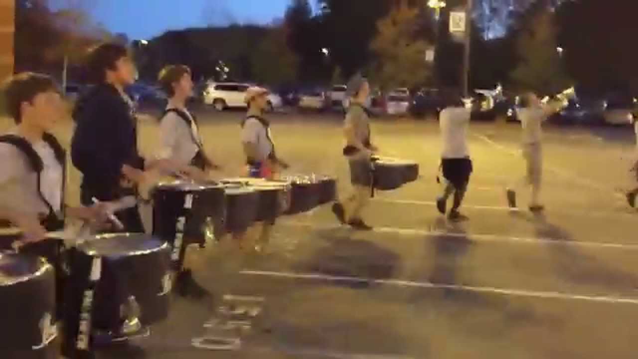 Harrison High School Marching Band 2014- The Golden Age (Battery Cam)