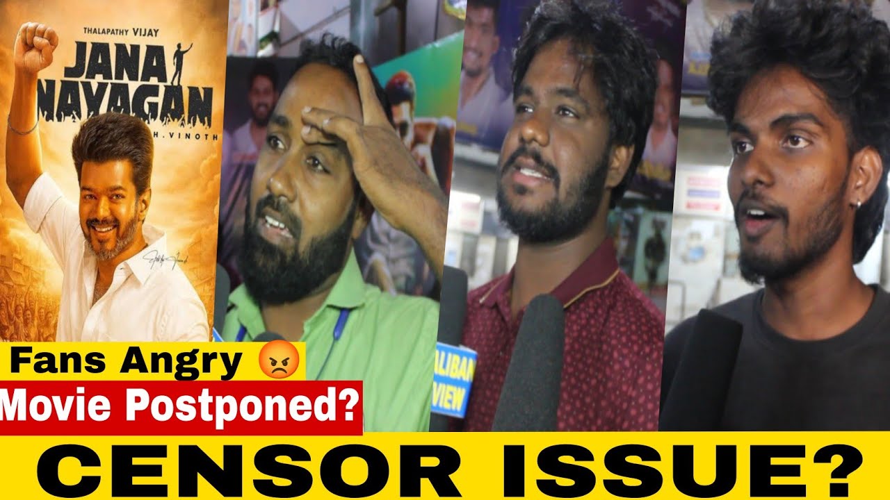 தளபதி நா பயமா 😡 | Vijay Fans Angry | Jananayagan Movie Postponed Fans Opinion | Public Review 