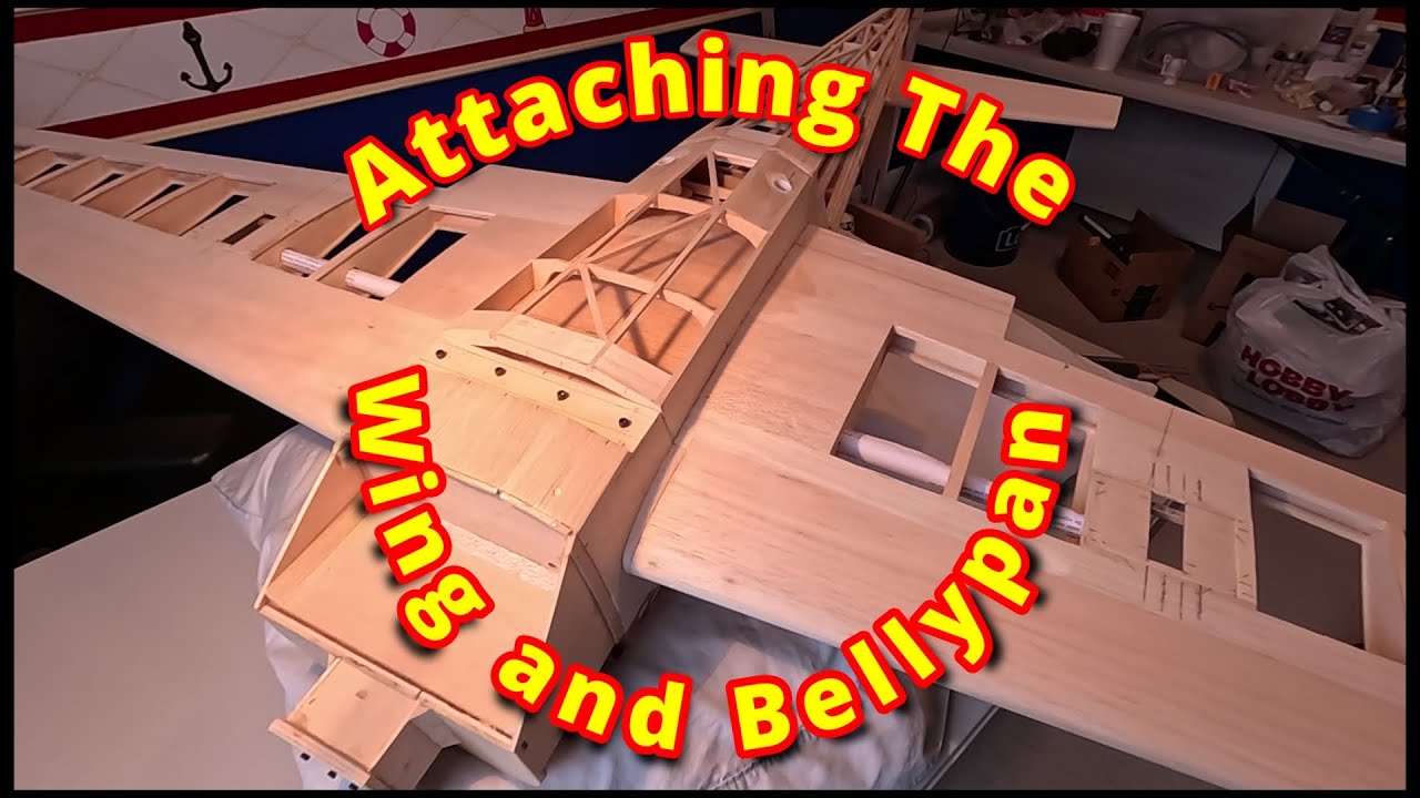 Building an ISC Extra 300S ARC_Part 6_Wing and Bellypan Attachment