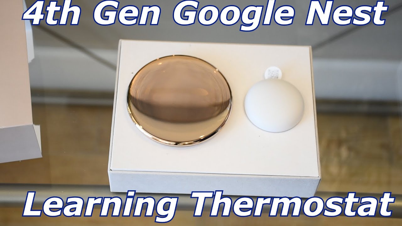 4th Gen Google Nest Thermostat Gold Unboxing & Setup First Impressions
