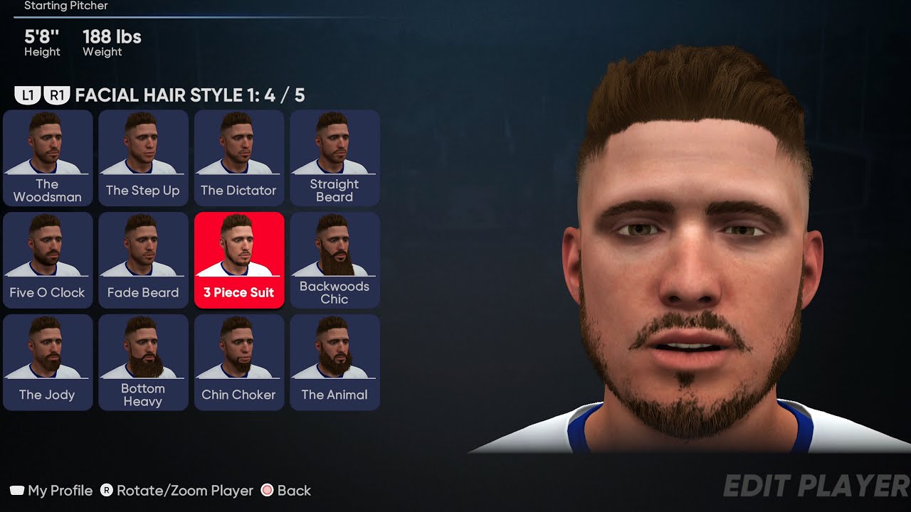 MLB The Show 21 - Create Player (PS5 UHD) [4K60FPS]