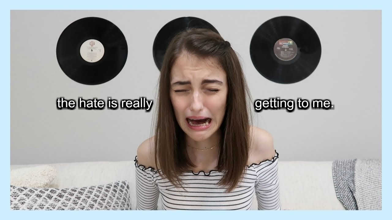 reacting to hate comments