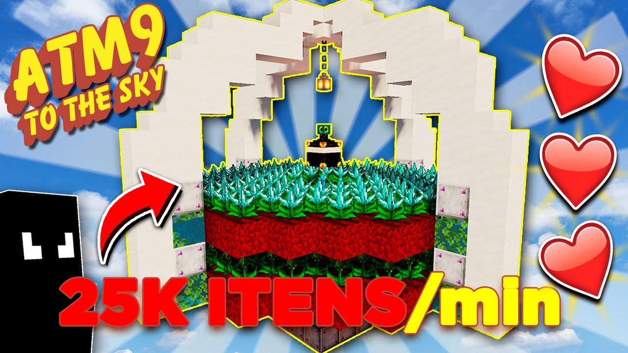 a FARM MAIS QUEBRADA do MYSTICAL AGRICULTURE! ATM9 To The Sky (1.20.1+Mods)