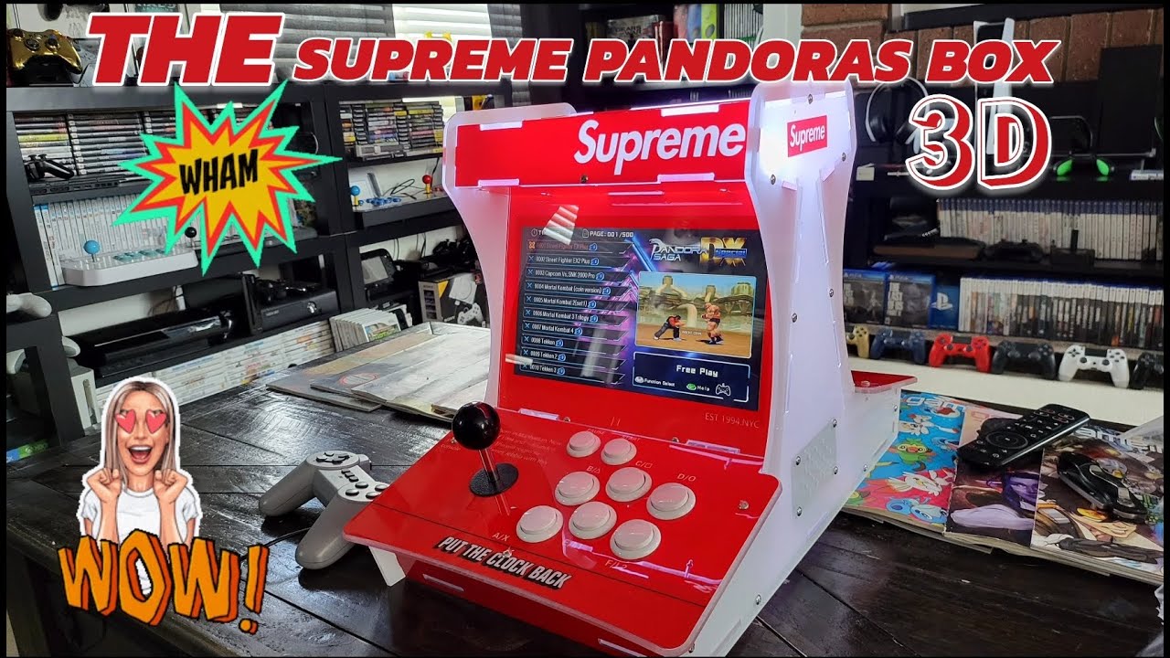 SUPREME PANDORAS BOX 3D 2022 ARCADE BARTOP