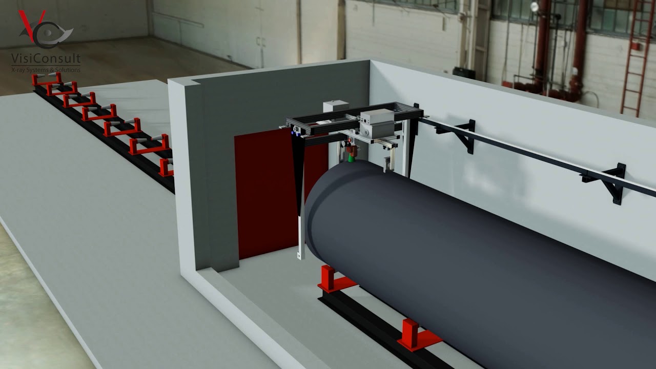 XRHPipe ET: Industrial X-ray pipe inspection system for weld End-Test