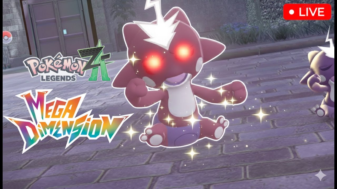 🚨LIVE! Shiny Hunting ALPHAS in Pokemon Legends Z-A: Mega Dimensions DLC✨🍩