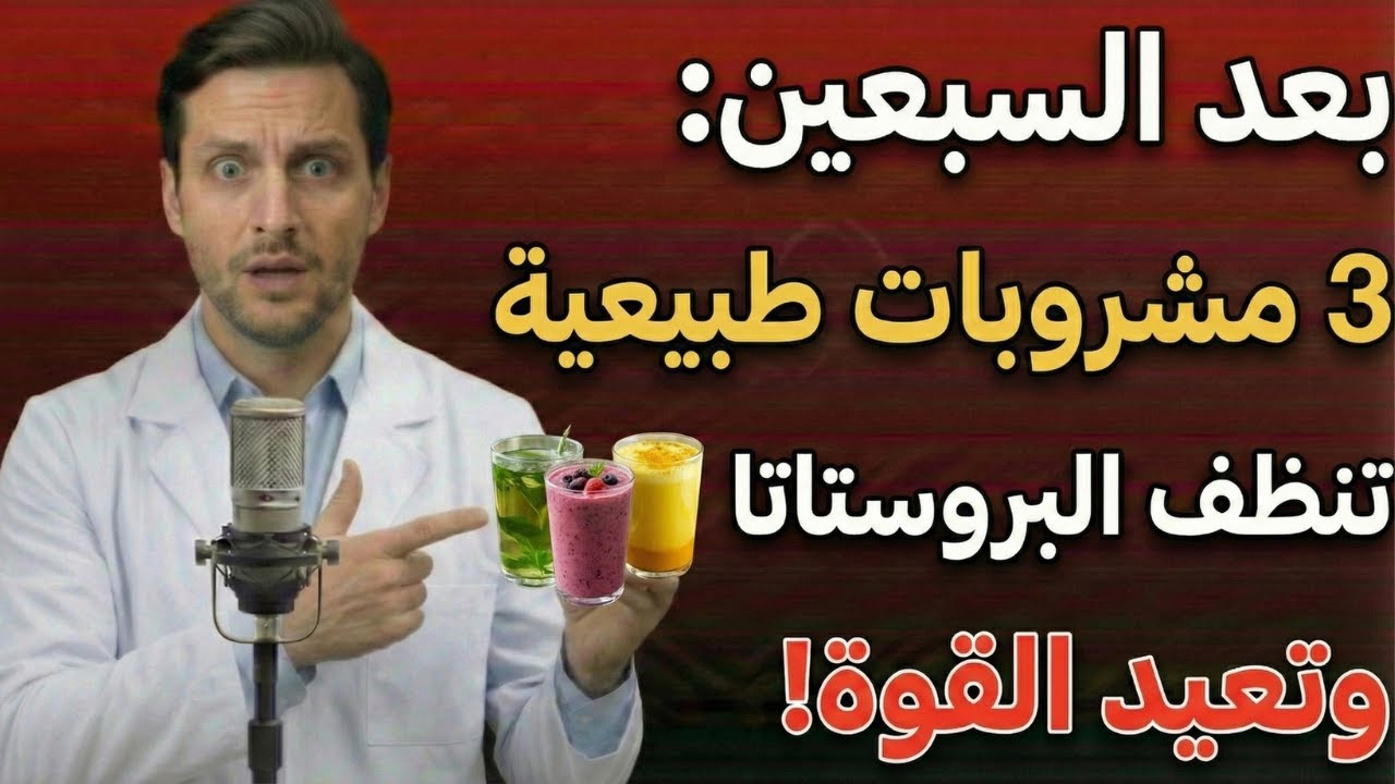 د. عمر الراشد: 3 مشروبات طبيعية تنظف البروستاتا وتعيد القوة بعد السبعين