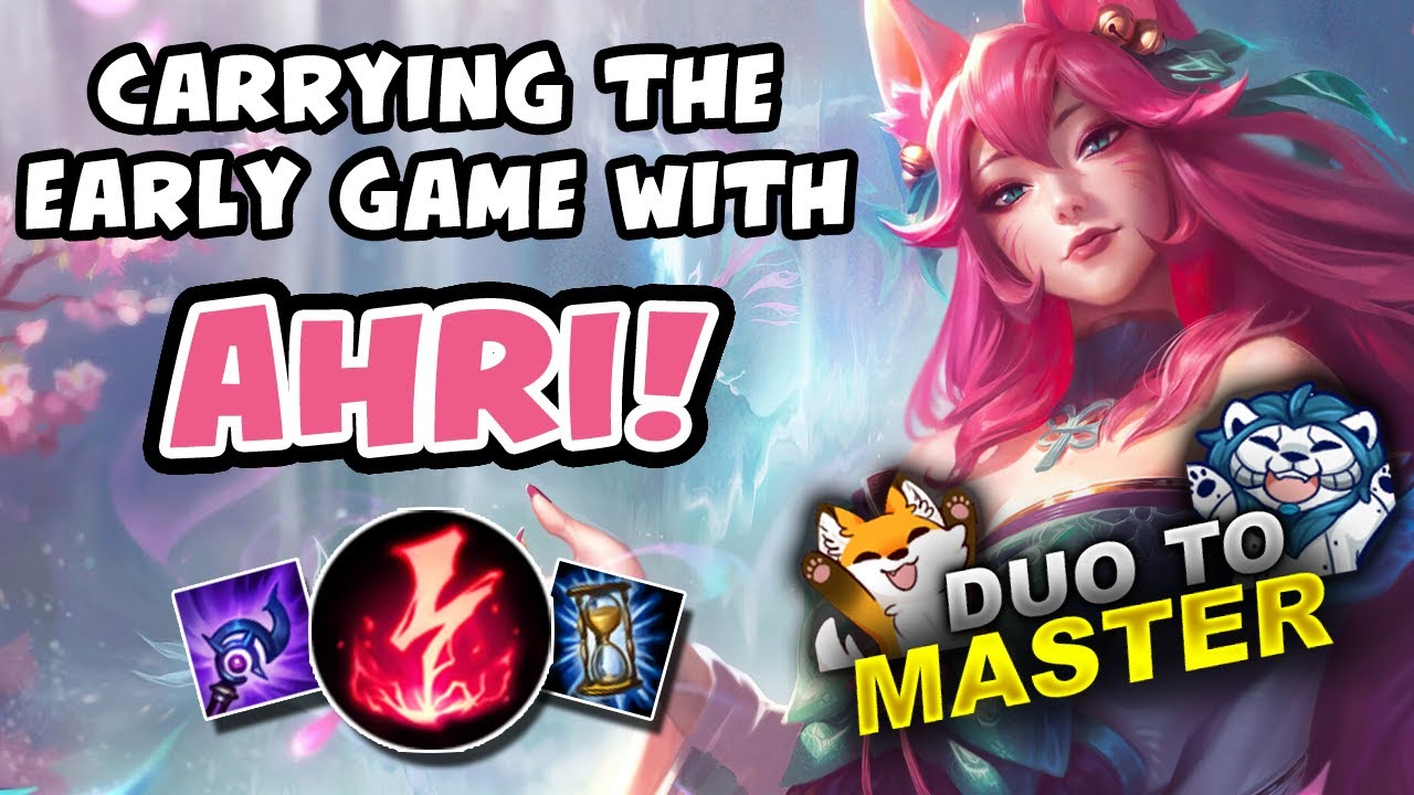 CARRYING THE EARLY GAME WITH AHRI! DUO TO MASTER - VICKSY | League of Legends