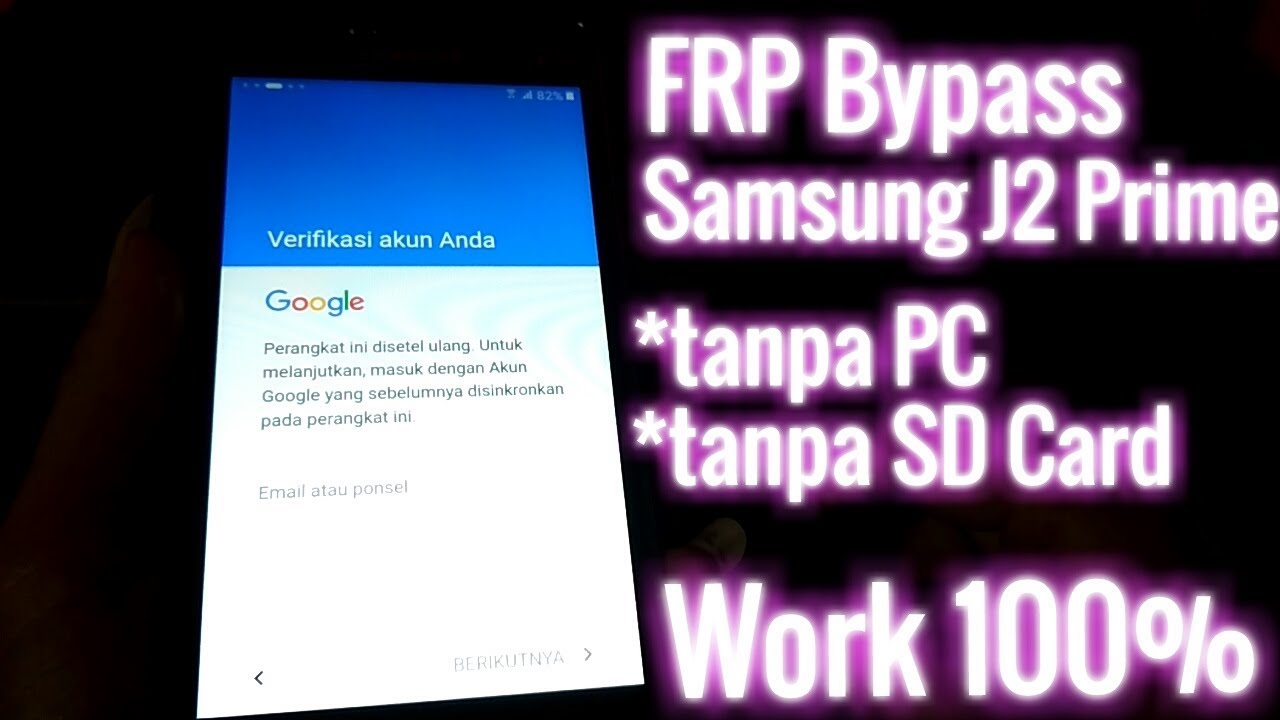 Frp bypass Samsung J2 prime (New Method) 2018
