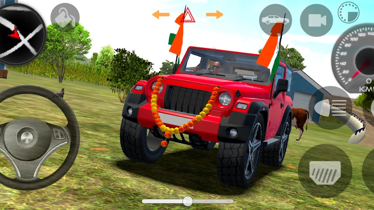Modified Mahindra Thar😈Games:Indian Red Thar (Gadi Wala Games) Car Game Android Game - #2025