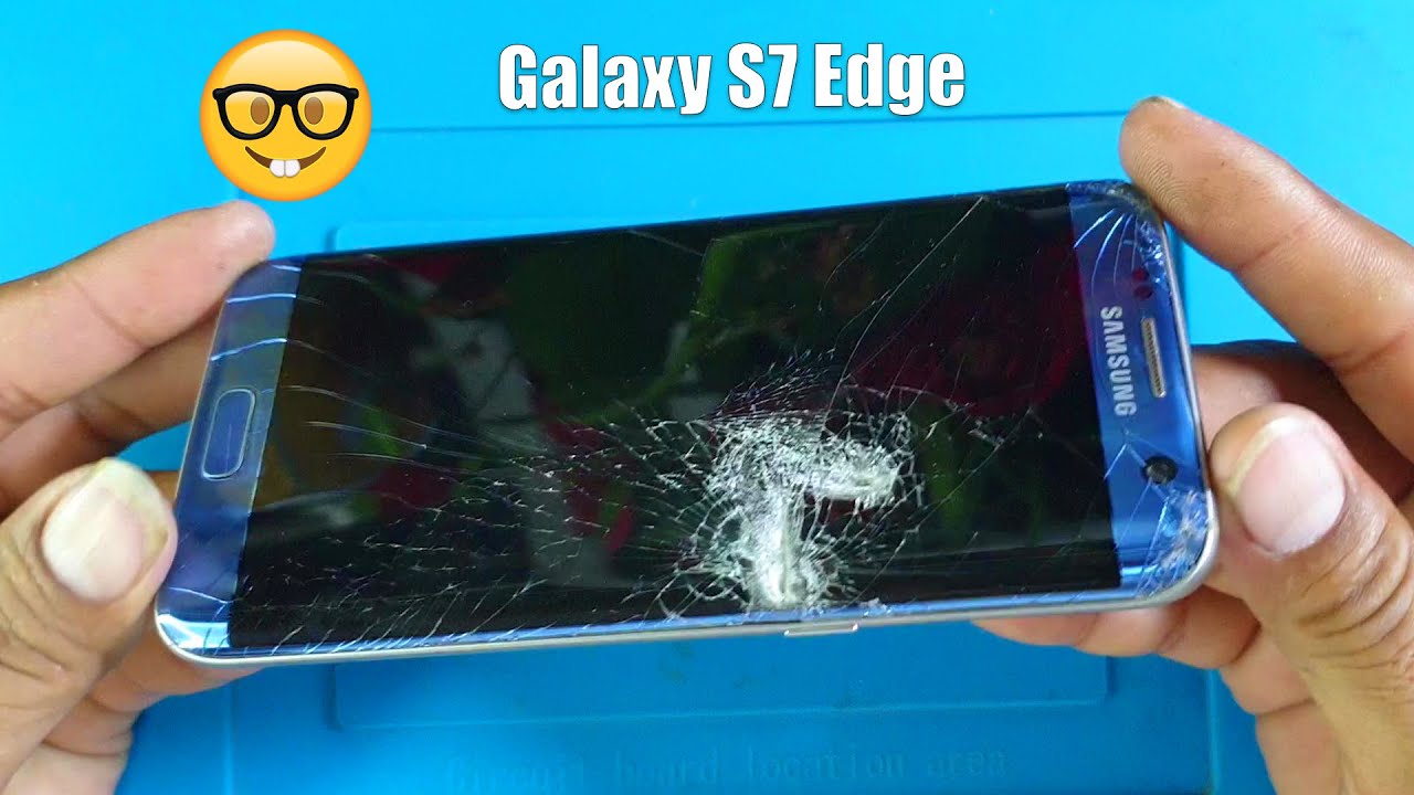 Destroyed Phone Restoration Galaxy S7 edge | Rebuild Broken Smartphone