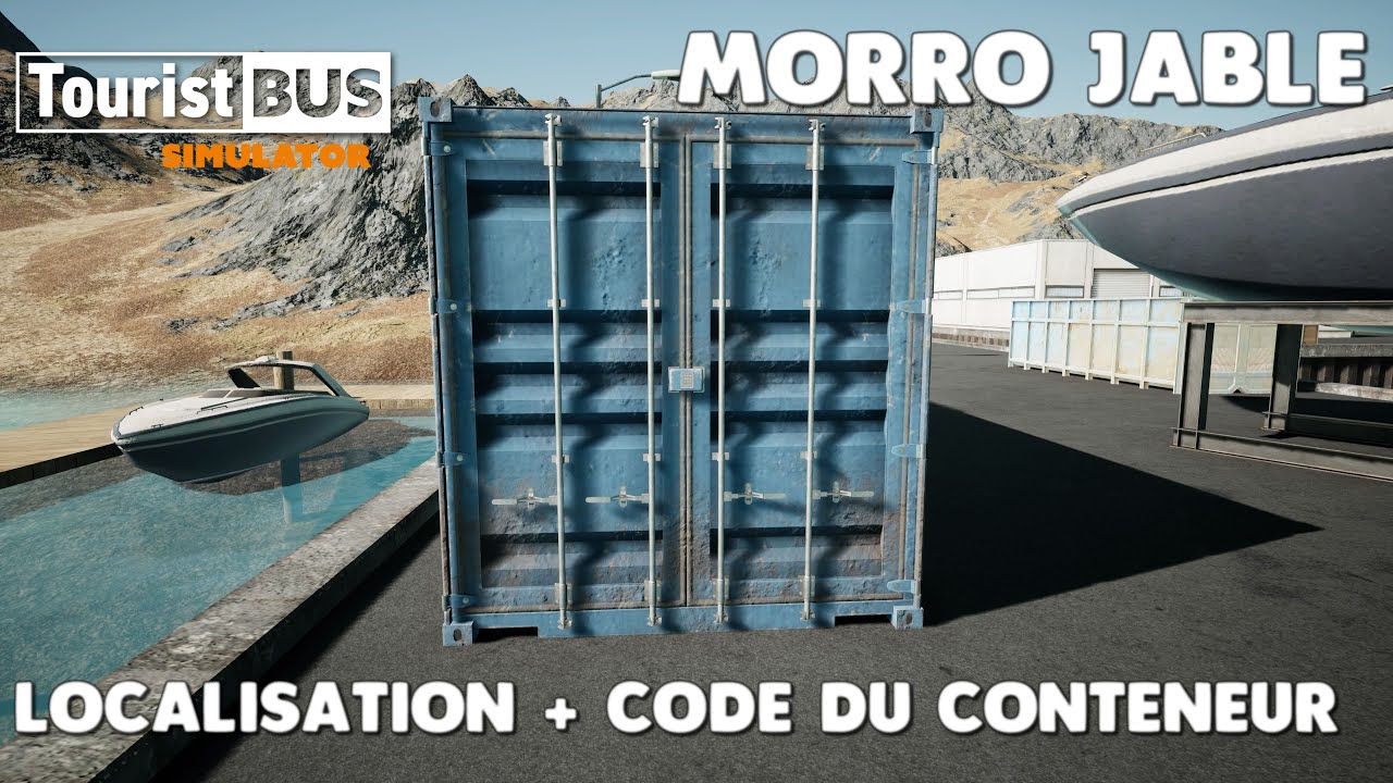 🚌[TOURIST BUS SIMULATOR] 🌴LOCALISATION + CODE DU CONTENEUR MORRO JABLE 4K60 [FR] (PS5)🌴