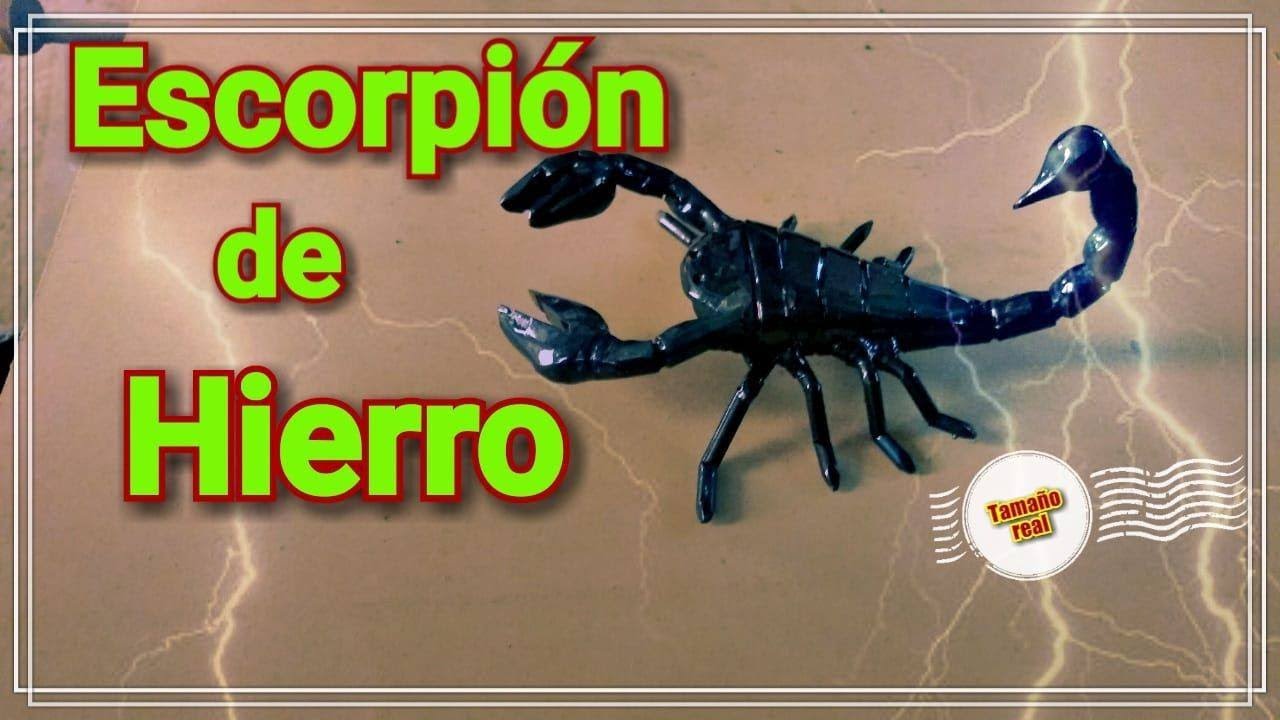 DIY Escorpión de hierro ( artesania ) Iron scorpion
