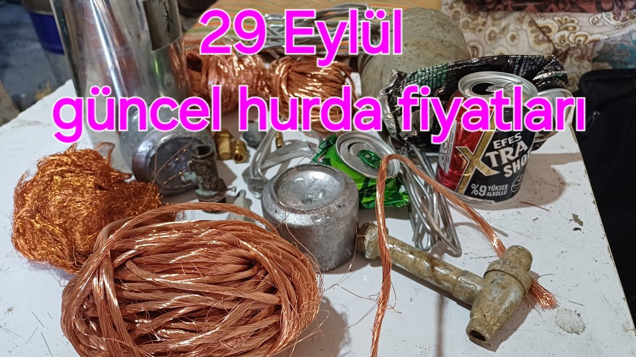 güncel hurda fiyatları. #ekgelir #hurdafiyatları #hurdatoplama #bakır #scrap #degerlielementavcisi