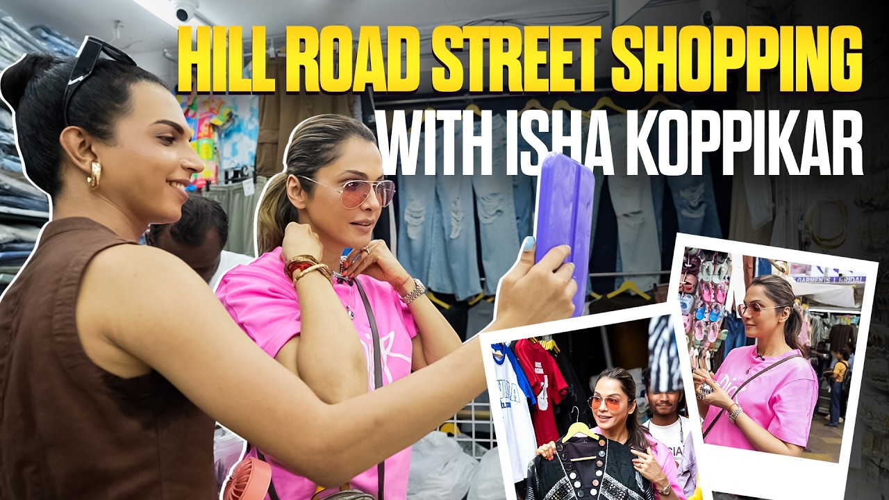 Isha Koppikar Goes Street Shopping for Ganesh Utsav | Gully Fashion