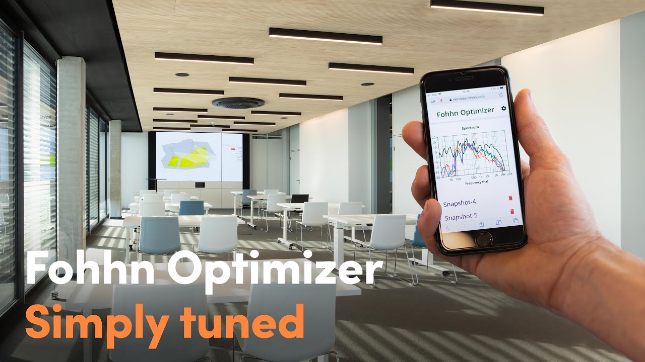 Fohhn Optimizer - tuning via smartphone