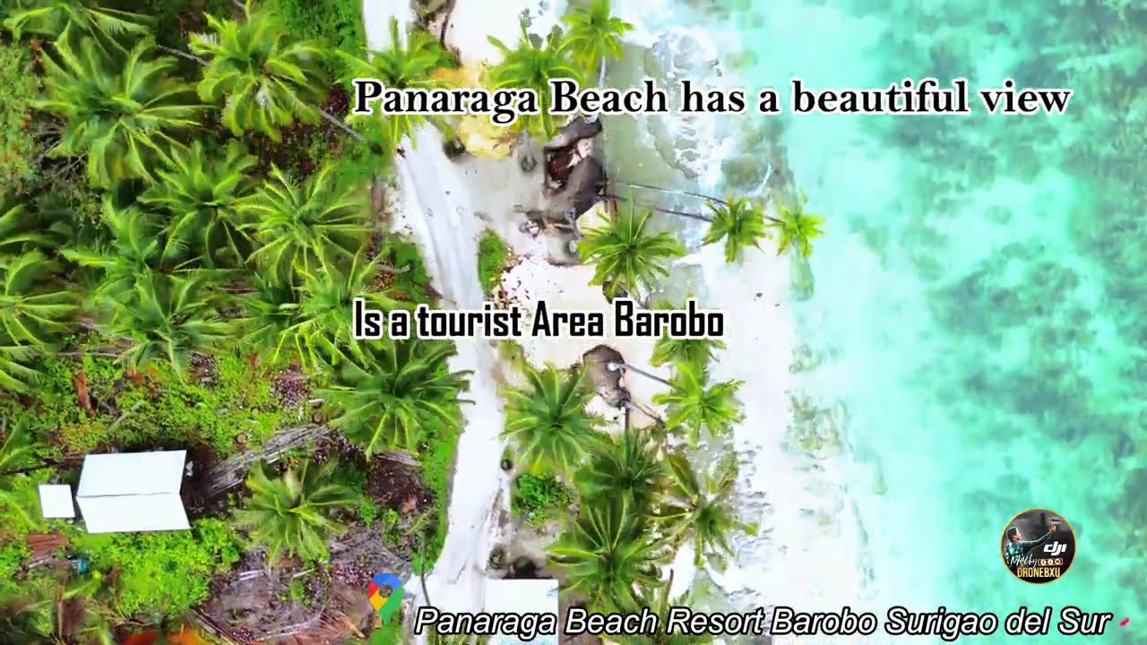 Aerial view Panaraga Beach Resort Barobo Surigao del sur napaka Gandang lugar talaga dito.