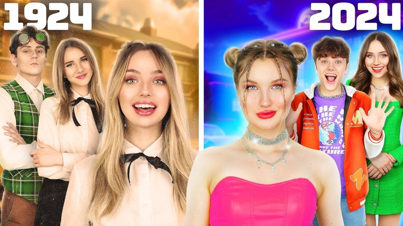 100 Years of Back to School! I Fell in Love With Girl From Past