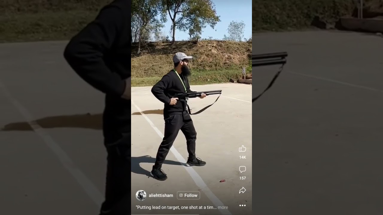 shooting led on target 