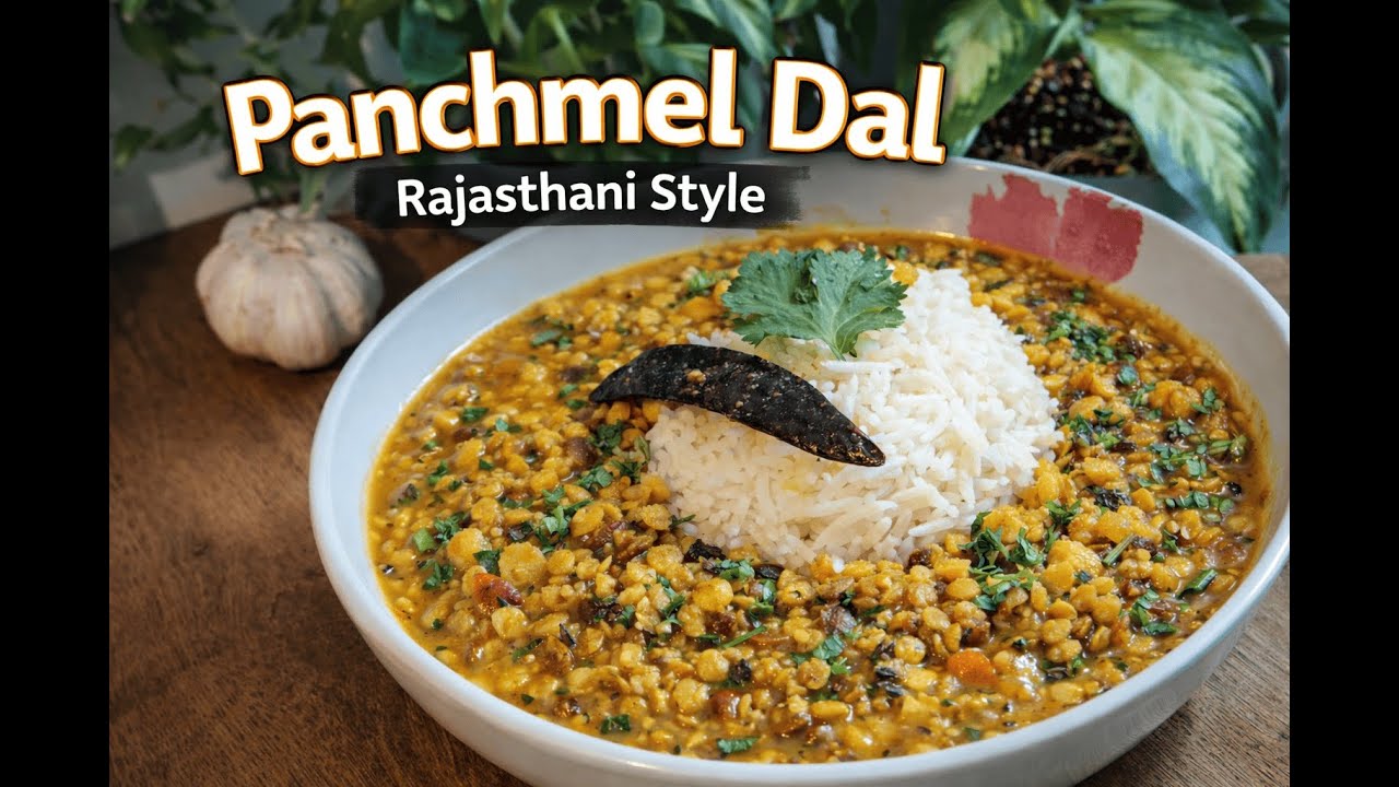 Panchmel Dal Rajasthani Style 😋🔥| Panch Daal Tadka Style | Easy Dal Recipe