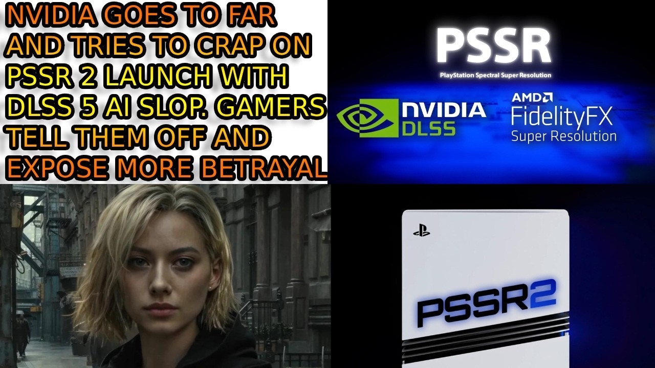 PS5 PRO PSSR 2 Update GETS Attacked By DLSS 5. NVIDIA Fails And Gets Slammed By Gamers. ITS AI SLOP.