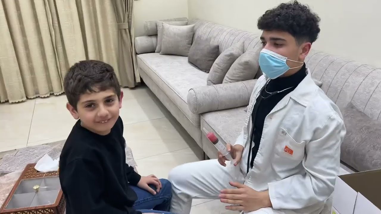 ايمان تنجح في خطة الهروب من دكتور التطعيم💉#إيمان_وماشا