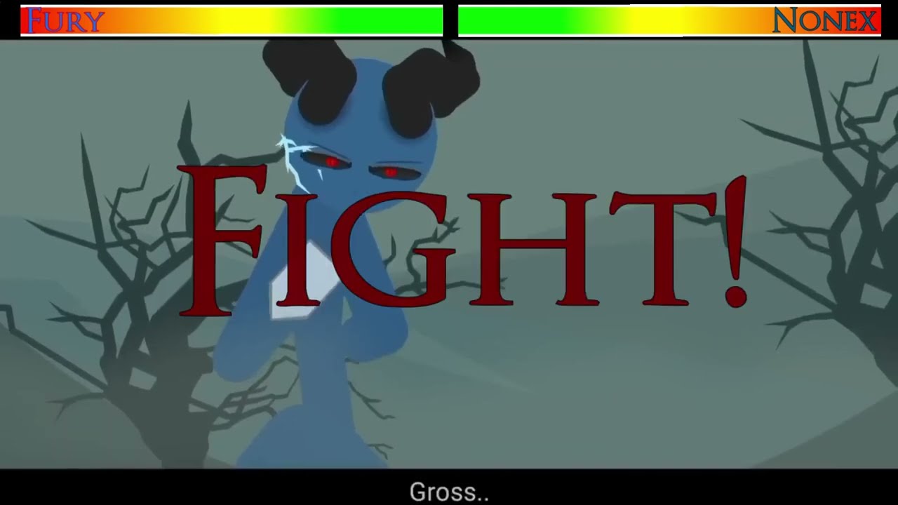 Nonex vs Furyeyez (With Healthbar)