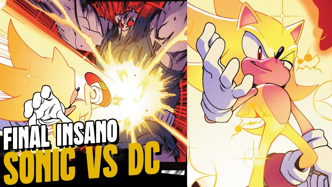 SUPER SONIC HUMILHA DARKSEID! LIGA DA JUSTIÇA vs SONIC FINAL - HISTÓRIA COMPLETA