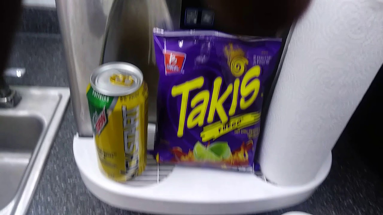 Takis Chips & Mountain Dew Mango Lime Kick Start Review - Q food reviews