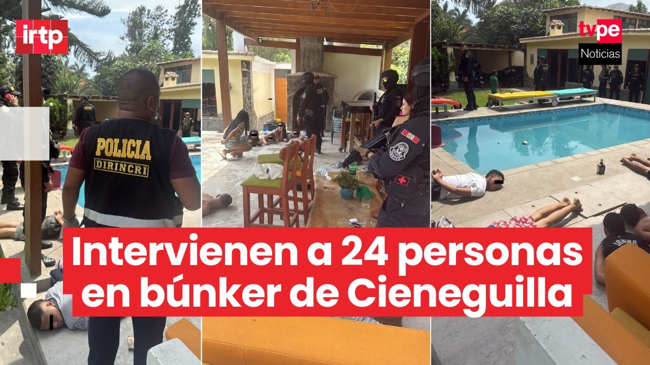Desarticulan banda de extorsionadores e incautan granadas de guerra en búnker de Cieneguilla