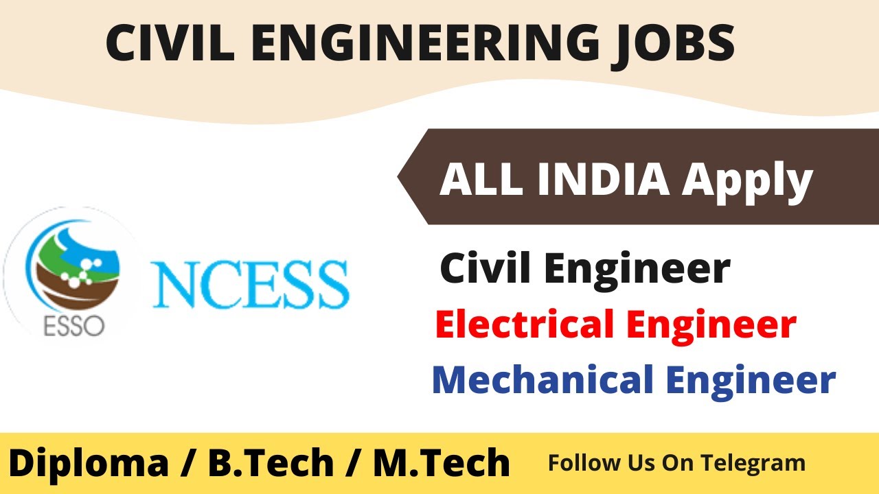 Latest JOBs for Civil Engineering 2021 | Government Jobs For Civil Engineers |Latest Government Jobs