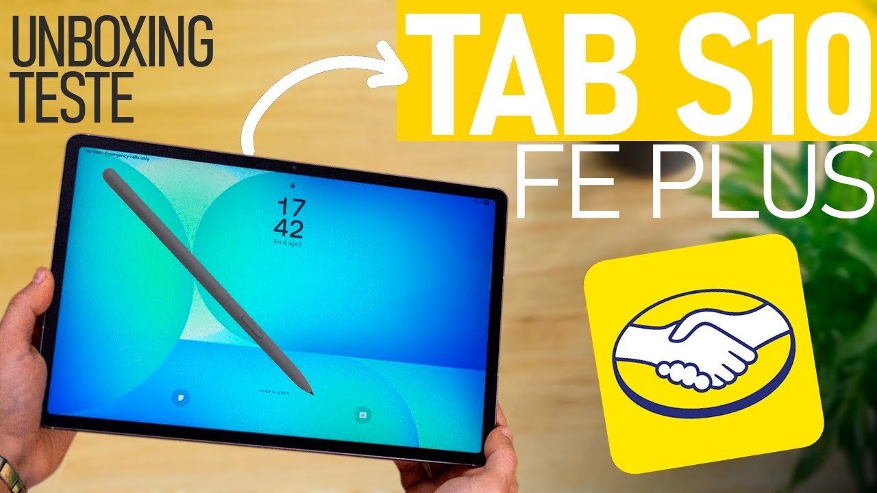 Unboxing: Tab S10 FE PLUS - O TABLET Super Custo-Benefício da Samsung (Tab S10 FE +)