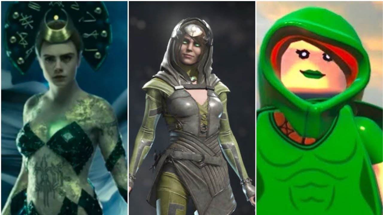 Evolution of Enchantress (DC Comics) in All Media (2016-2018)