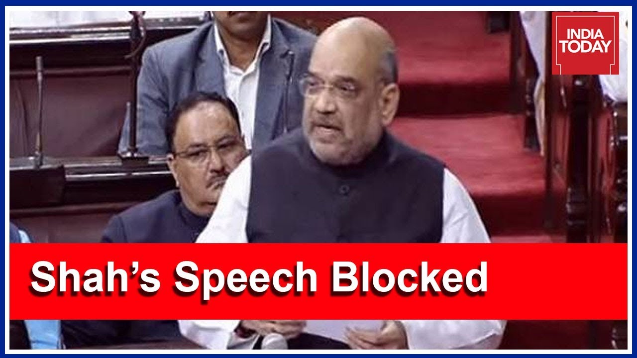 Opposition Disrupts Amit Shah's Speech In Rajya Sabha On Farmers' Crisis