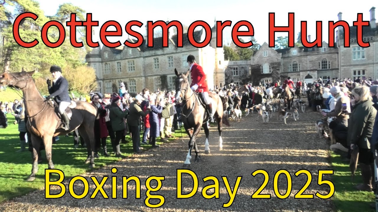 Hunt supporters turn out for Cottesmore Hunt's Boxing Day Meet 2025