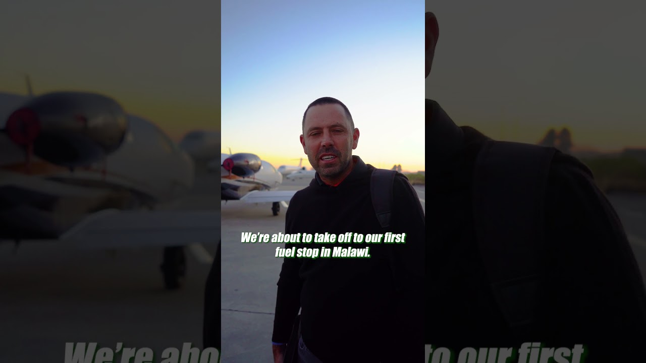 Day 1: Flying around the world with Charl Schwartzel ✈️ 🌍