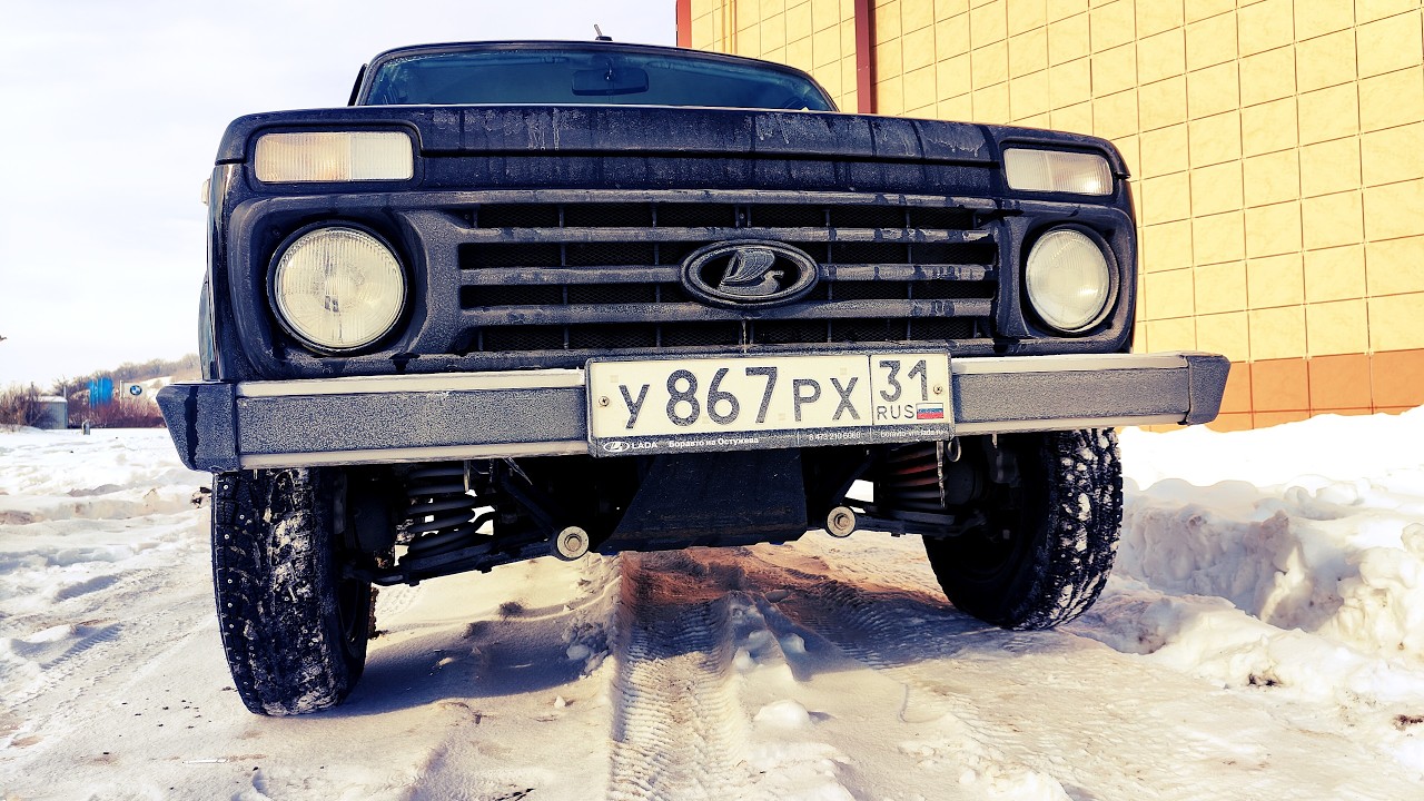 Езда НА НИВЕ зимой! Еду на Авторынок! ЗАЧЕМ? Смотрите! NIVA