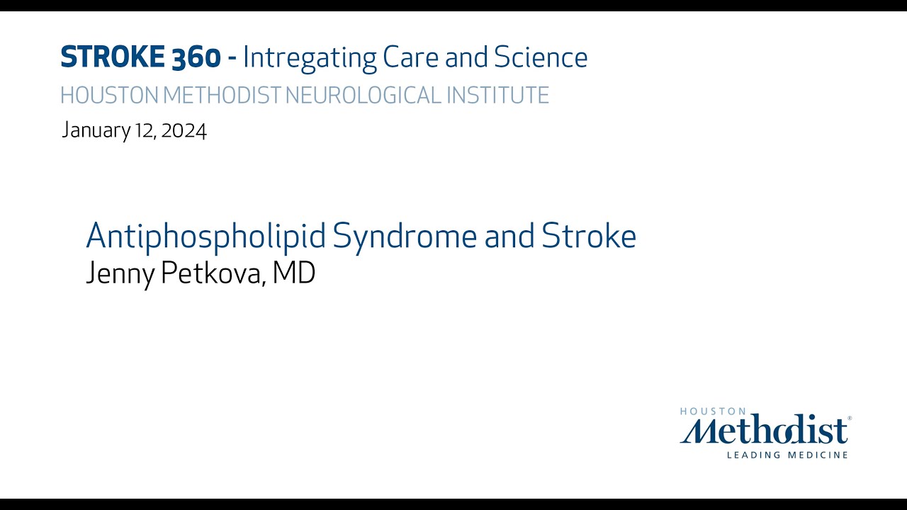 Antiphospholipid Syndrome and Stroke