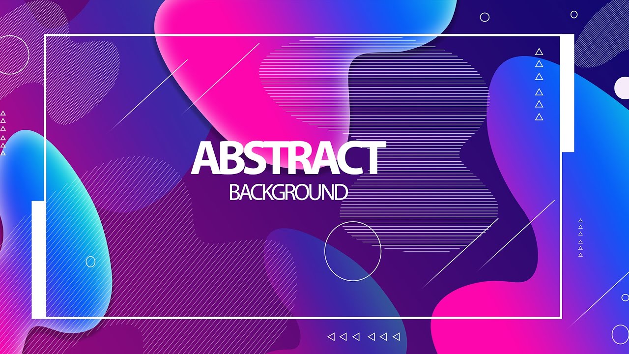 Abstract Background Gradient Effect in Photoshop