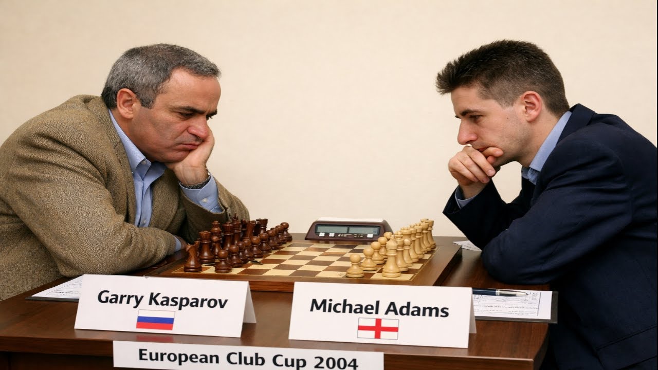 Garry Kasparov vs Michael Adams - European Club Cup, 2004
