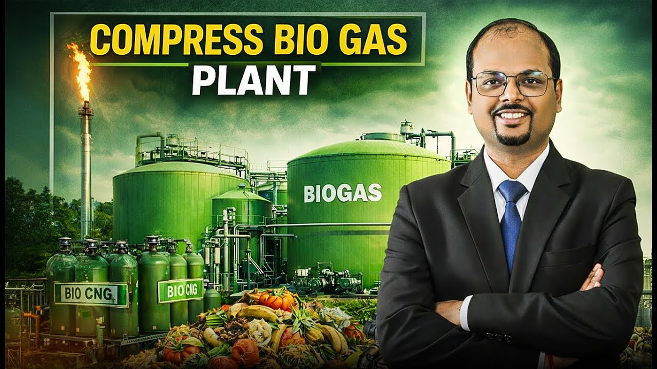 CBG Business Plan 2026 | Compressed Bio Gas Plant Cost, Profit, Subsidy