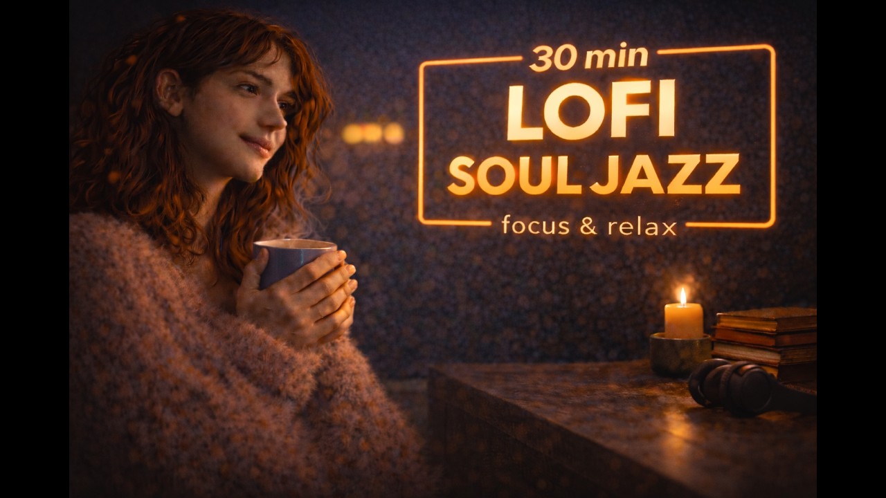 Lofi Soul Jazz &bull; Night City Noir Ambience | 30 Min Session / AJV Studio