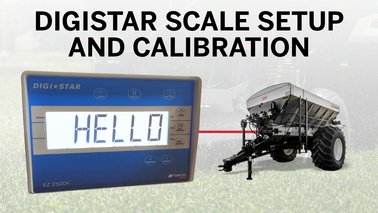 HOW TO: DigiStar EZ 2500V Scale Setup & Calibration