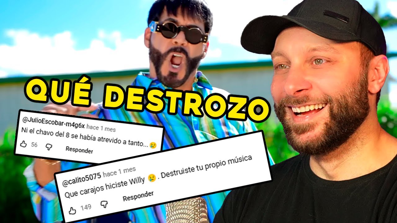 Lo del cantante Willie Gonzalez destrozando su propia canción se ha salido de control