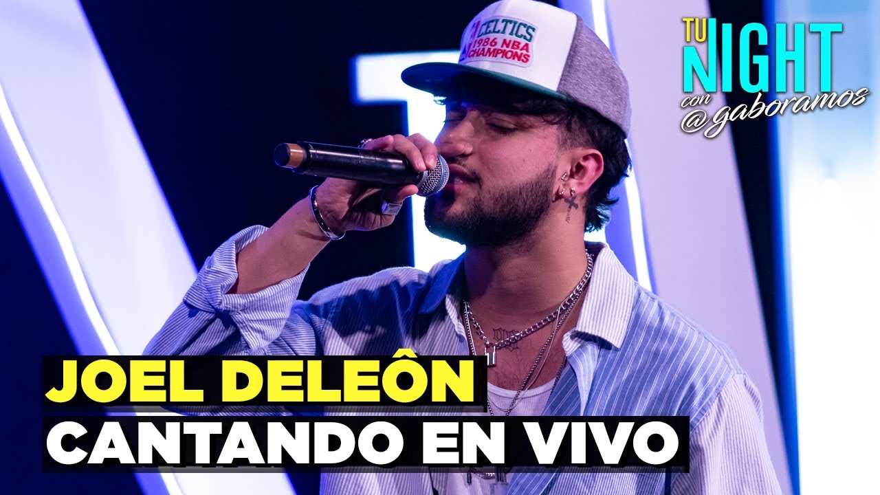 Joel Deleōn nos deleito cantando en vivo en TuNight / EXA tv