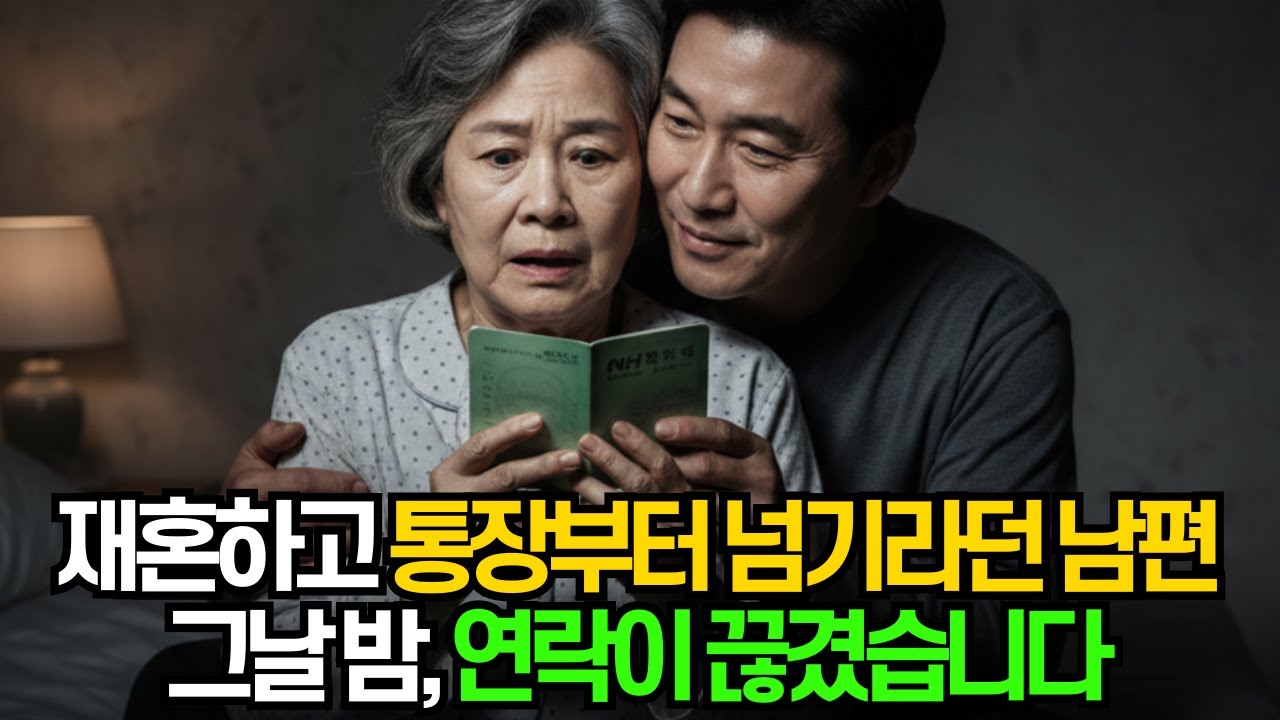 재혼 3주 만에 통장을 넘긴 67세 할머니, 그날 밤 남편과 연락이 끊겼습니다｜재혼사기｜노후사연ㅣ인생사연ㅣ오디오북ㅣ
