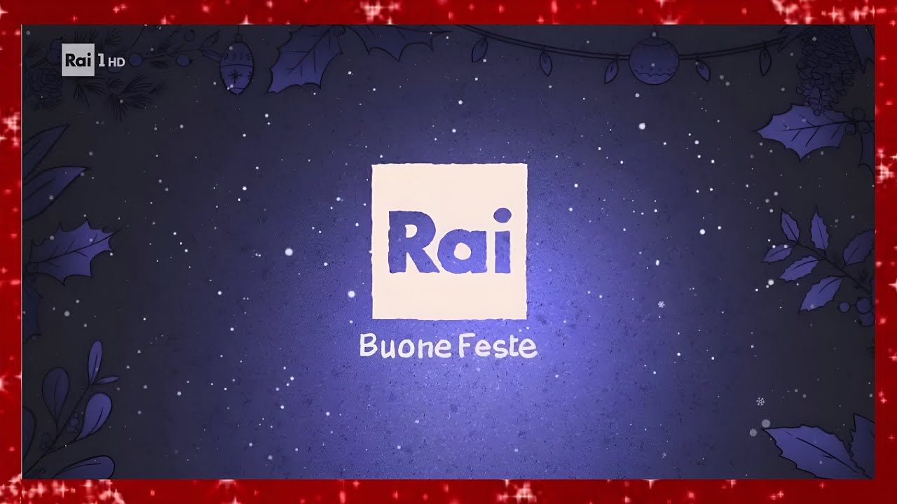 Rai 1 HD - Sequenza pubblicitaria (con sigla Eurovisione) - 25 Dicembre 2025
